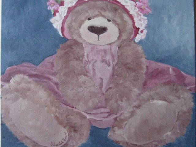 Pink Bonnet Bear